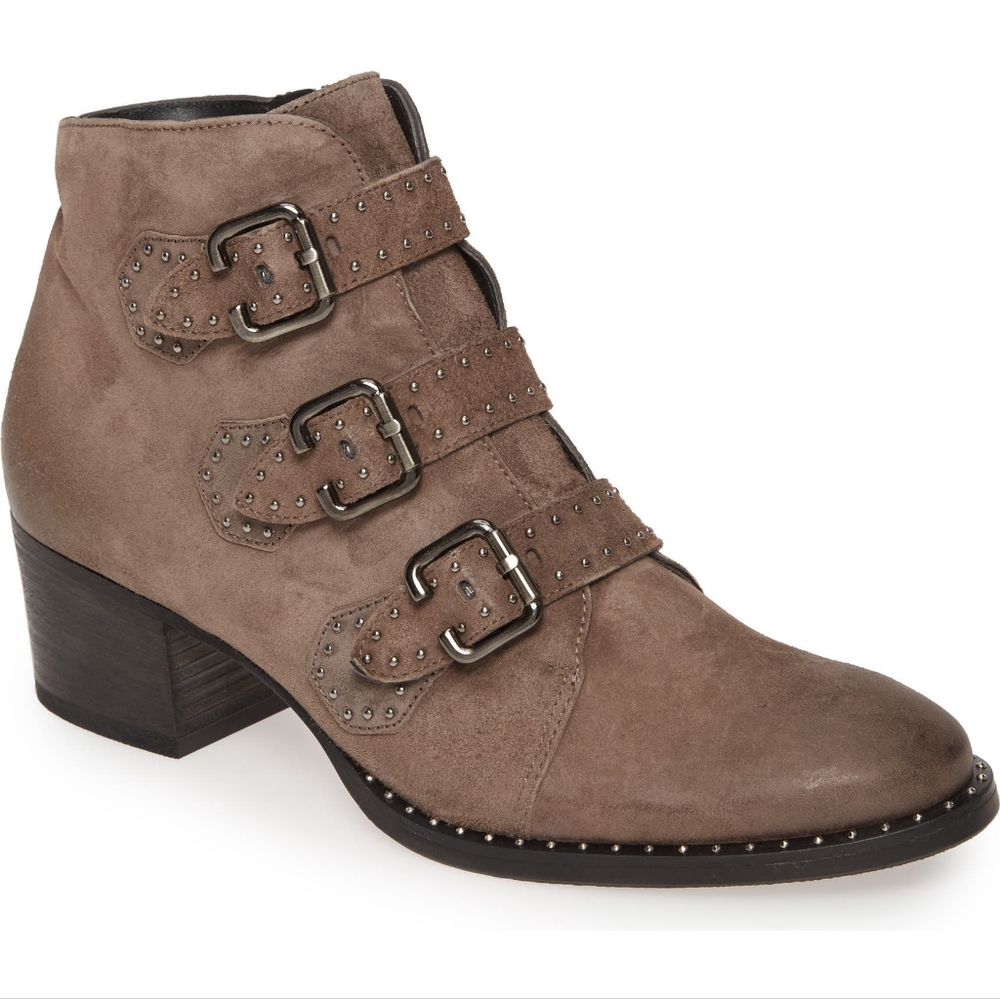 Paul Green Soho Studded Leather Booties, Ankle Boots